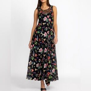 Johnny Was Emilda Mesh Dress Size XL